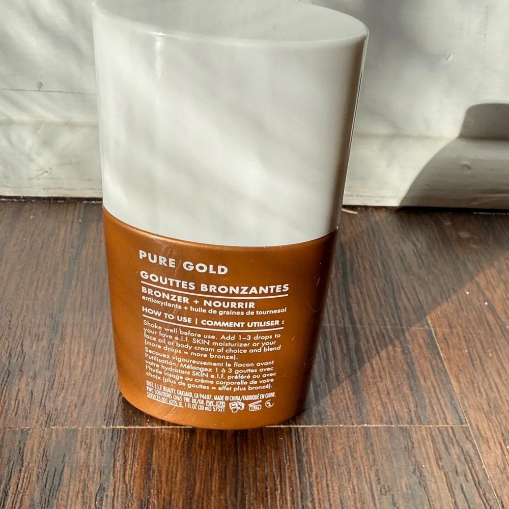 e.l.f. Skin Bronzing Drops - pure gold 1oz